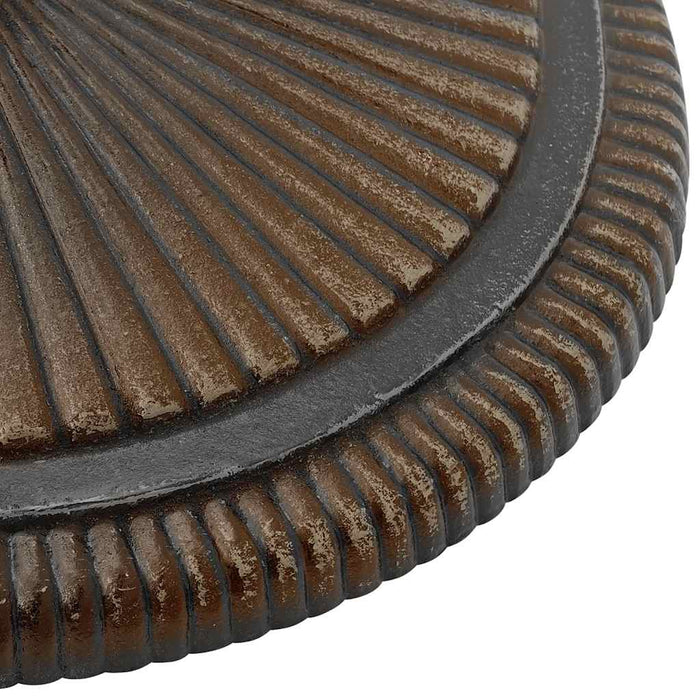Bază de umbrelă, bronz, 45x45x30, fontă - WALTI WALTI
