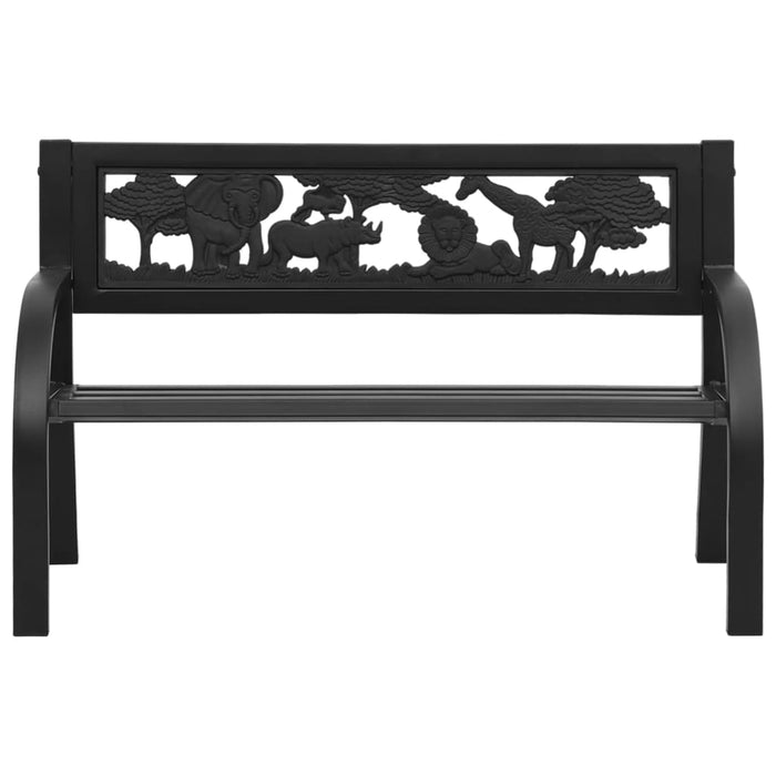 Bancă de grădină pentru copii, 86 cm, oţel - WALTI WALTI
