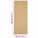 Covor din sisal, natural, 80x200 cm - WALTI WALTI