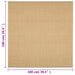 Covor din sisal, natural, 100x100 cm - WALTI WALTI