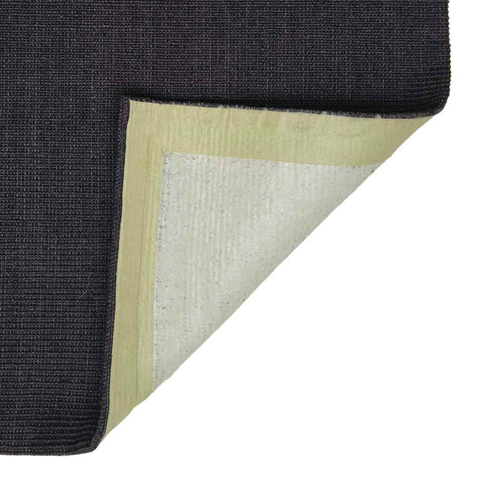 Covor din sisal natural, negru, 66x150 cm WALTI