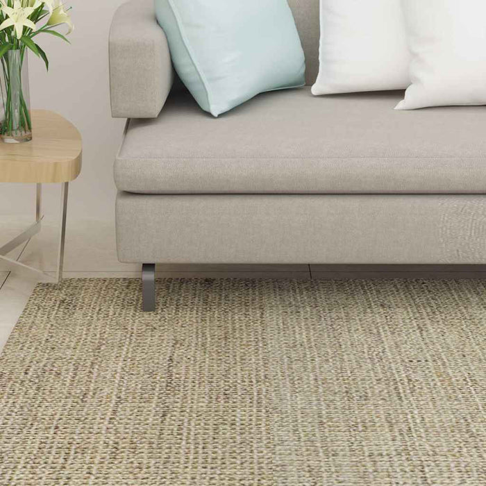 Covor din sisal natural, verde, 100x350 cm WALTI