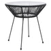 Set de mobilier pentru grădină, 5 piese, negru - WALTI WALTI