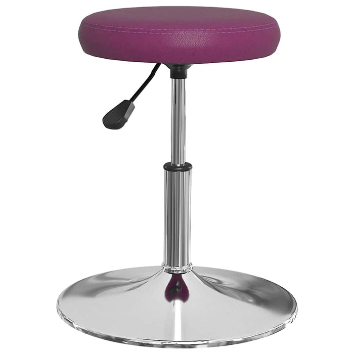 Taburet de masaj, violet, piele ecologică WALTI