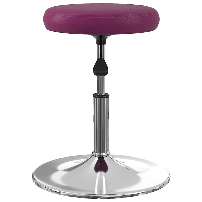 Taburet de masaj, violet, piele ecologică WALTI