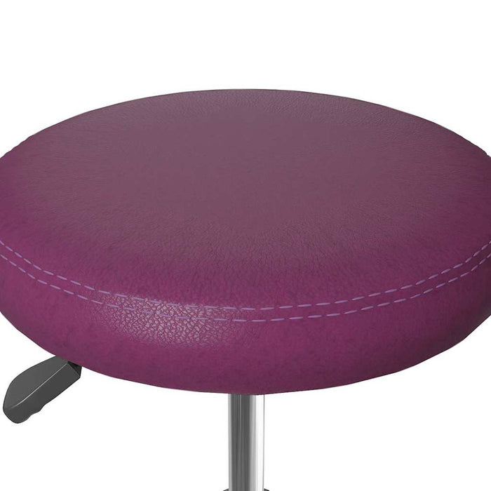 Taburet de masaj, violet, piele ecologică WALTI
