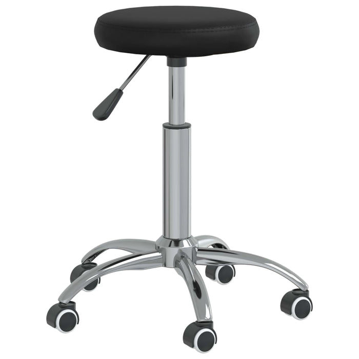 Scaun de bucătărie, negru, piele ecologică - WALTI WALTI