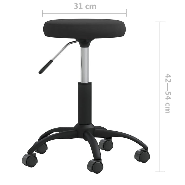Scaun de bucătărie, negru, catifea - WALTI WALTI