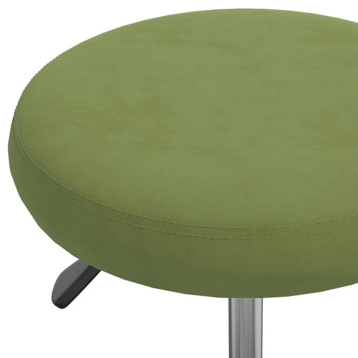 Scaun de bucătărie, verde deschis, catifea WALTI