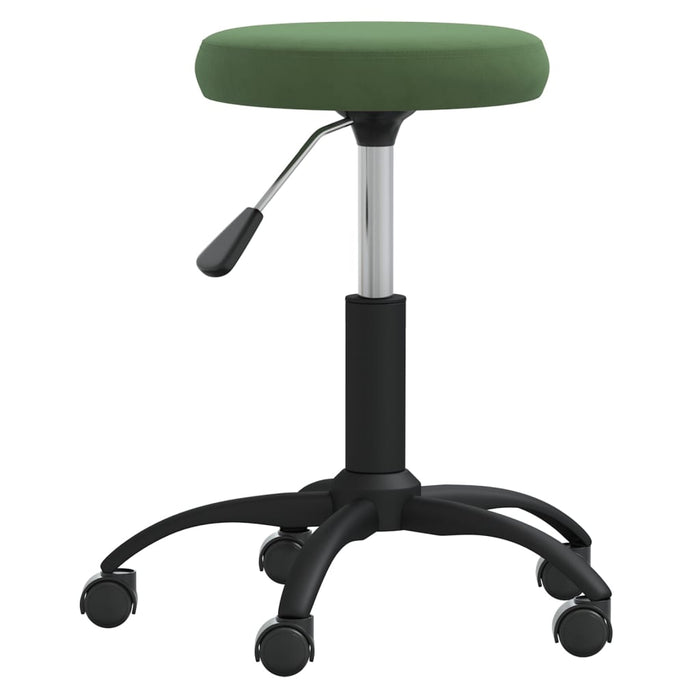 Scaun de bucătărie, verde închis, catifea WALTI