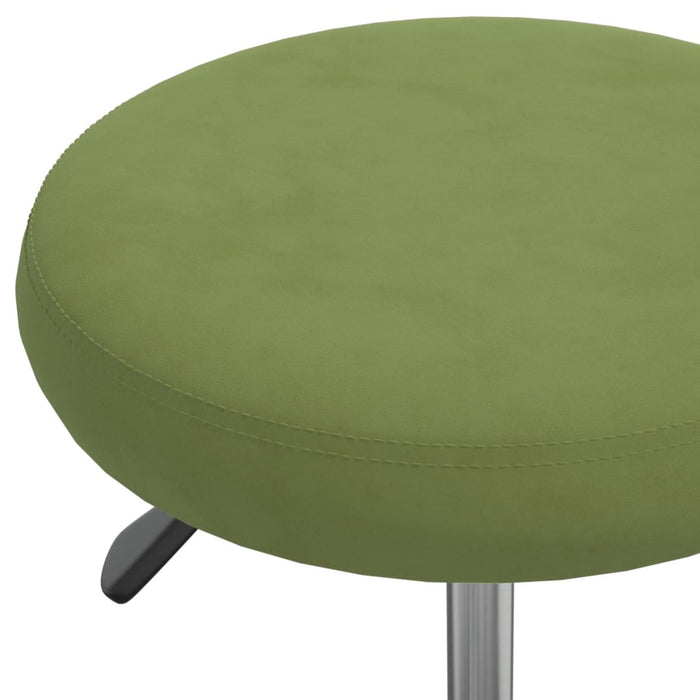 Taburet de masaj, verde deschis, catifea - WALTI WALTI