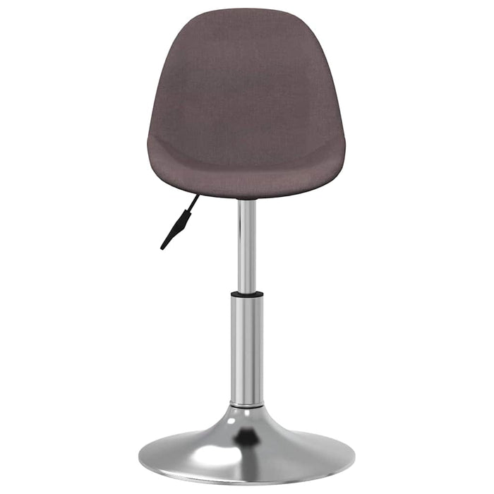 Scaune de bucătărie pivotante, 4 buc., gri taupe, textil WALTI