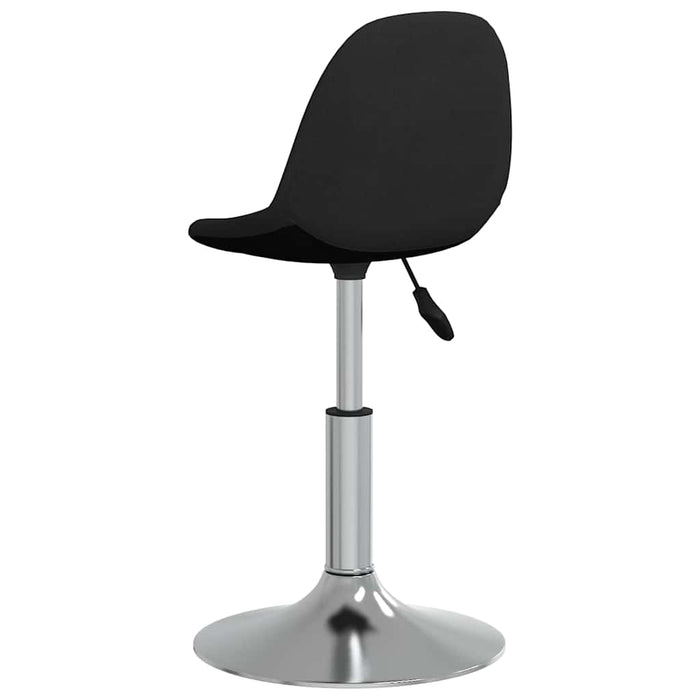 Scaun de bucătărie, negru, material textil WALTI