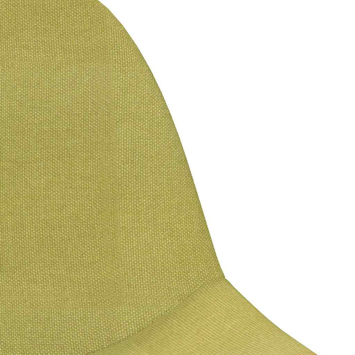 Scaune de sufragerie pivotante, 4 buc., verde, material textil WALTI
