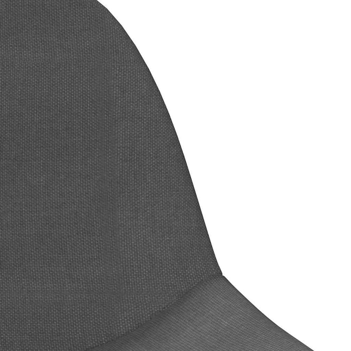 Scaune de bucătărie pivotante, 6 buc., gri închis, textil WALTI