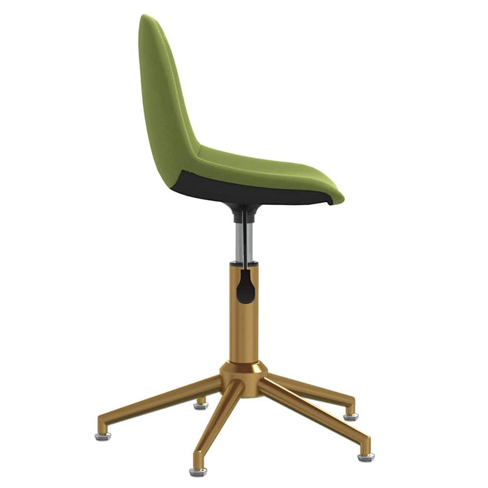 Scaune de sufragerie pivotante 6 buc, verde deschis, catifea WALTI