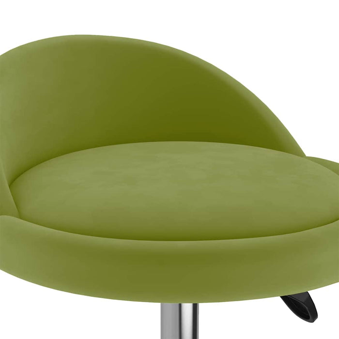 Taburet de masaj, verde deschis, catifea WALTI