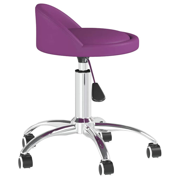Taburet de masaj, violet, piele ecologică WALTI
