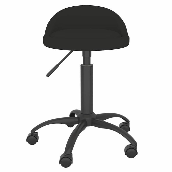 Taburet de masaj, negru, catifea WALTI