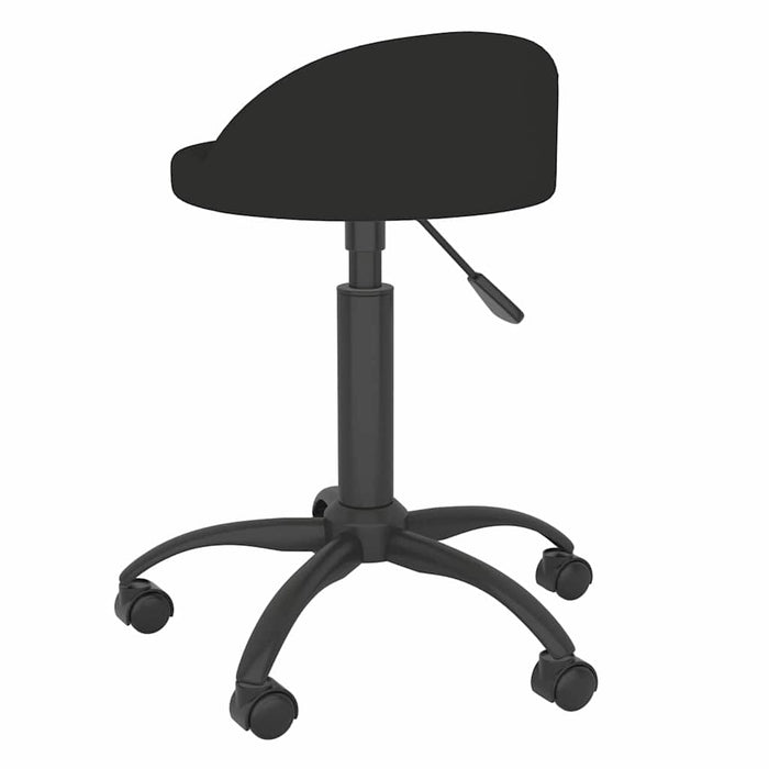 Taburet de masaj, negru, catifea WALTI