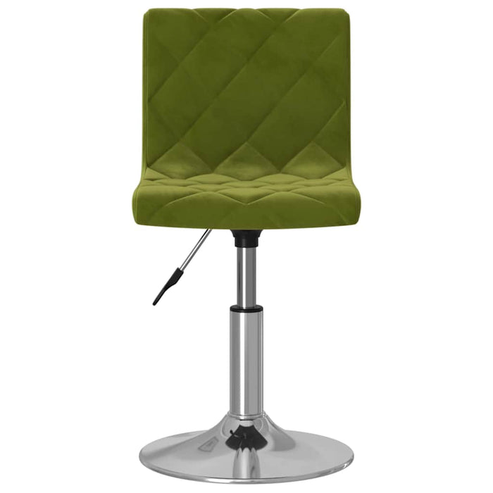 Scaun de masă pivotant, verde deschis, catifea WALTI