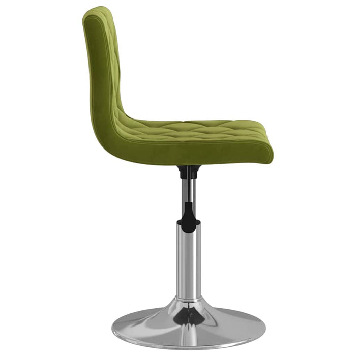 Scaun de masă pivotant, verde deschis, catifea WALTI