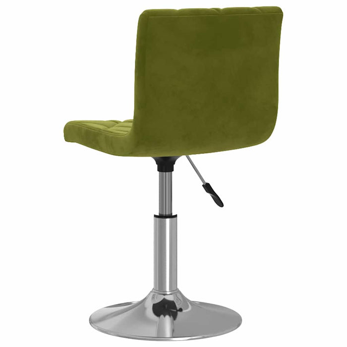 Scaun de masă pivotant, verde deschis, catifea WALTI