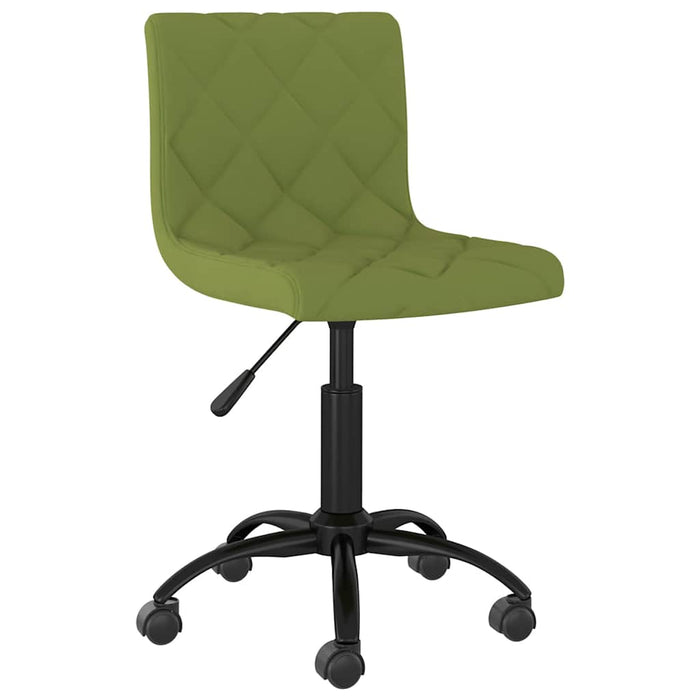 Scaune de bucătărie pivotante, 4 buc., verde deschis, catifea WALTI