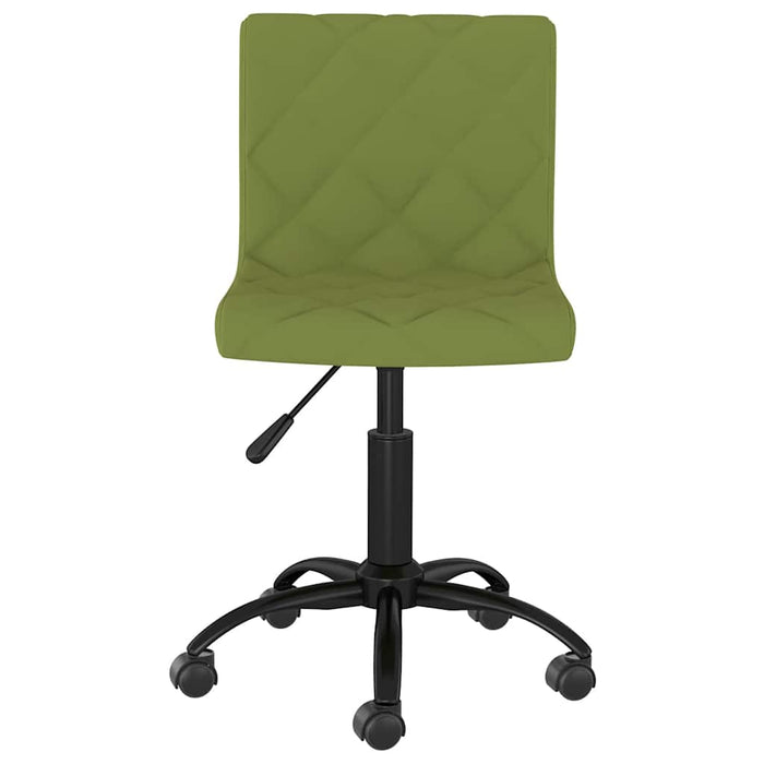 Scaune de bucătărie pivotante, 4 buc., verde deschis, catifea WALTI