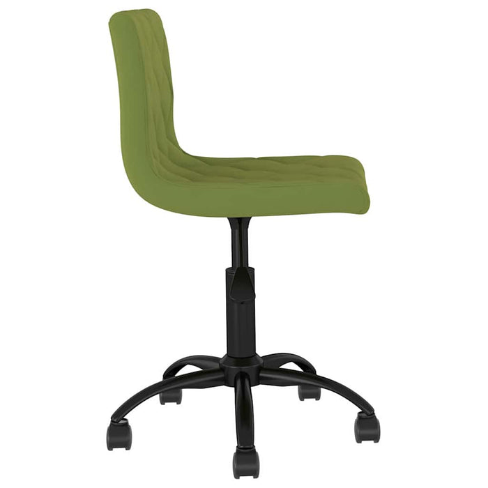 Scaune de bucătărie pivotante, 4 buc., verde deschis, catifea WALTI