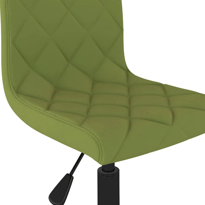 Scaune de bucătărie pivotante, 4 buc., verde deschis, catifea WALTI