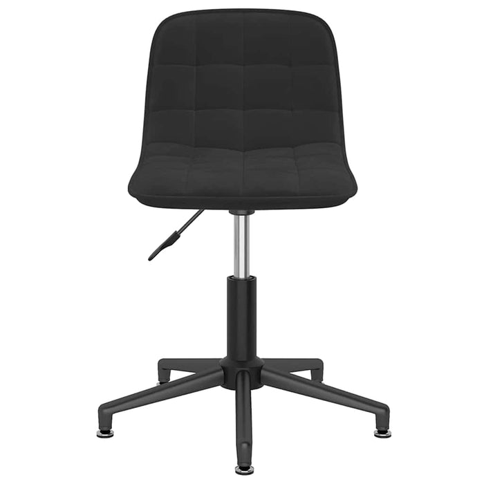 Scaune de masă pivotante, 4 buc., negru, catifea WALTI