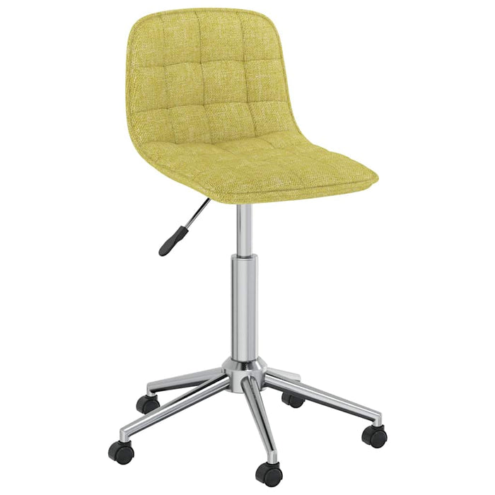 Scaune de bucătărie pivotante, 6 buc., verde, material textil WALTI