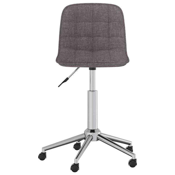 Scaune de sufragerie pivotante, 6 buc., gri taupe, textil WALTI