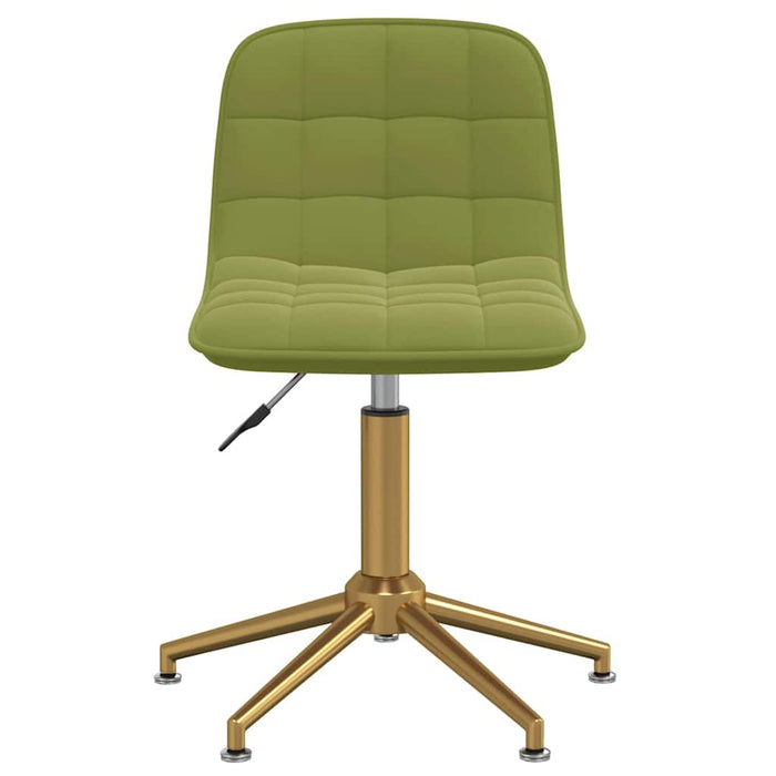 Scaune de bucătărie pivotante, 4 buc., verde deschis, catifea WALTI
