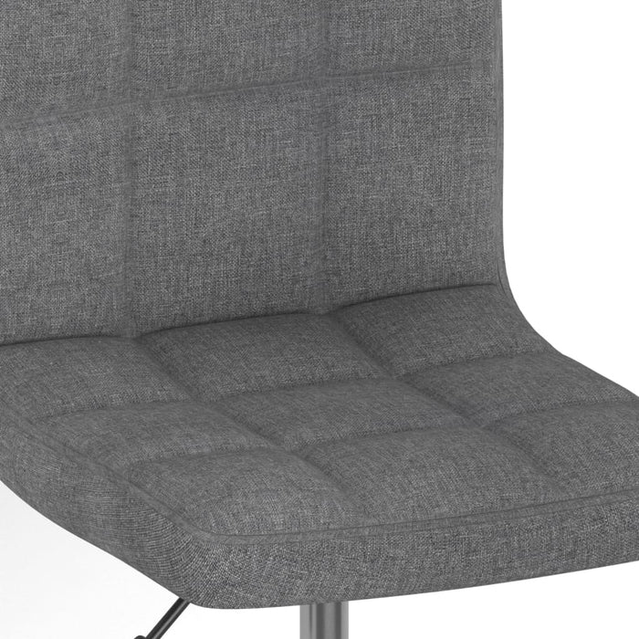 Scaune de bucătărie pivotante, 4 buc., gri deschis, textil - WALTI WALTI