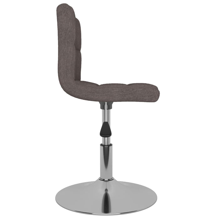 Scaune de bucătărie pivotante, 4 buc., gri taupe, textil - WALTI WALTI