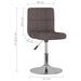 Scaune de bucătărie pivotante, 4 buc., gri taupe, textil - WALTI WALTI
