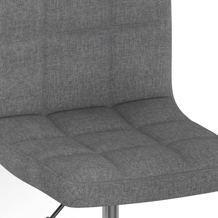 Scaune de bucătărie pivotante, 6 buc., gri deschis, textil - WALTI WALTI