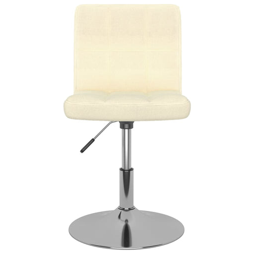 Scaun de bucătărie pivotant, crem, material textil - WALTI WALTI