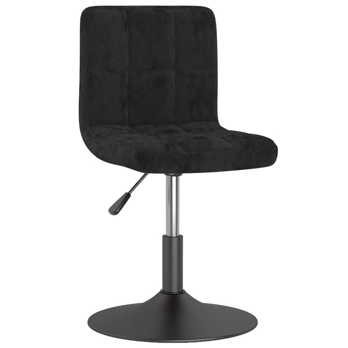 Scaune de masă pivotante, 4 buc., negru, catifea - WALTI WALTI