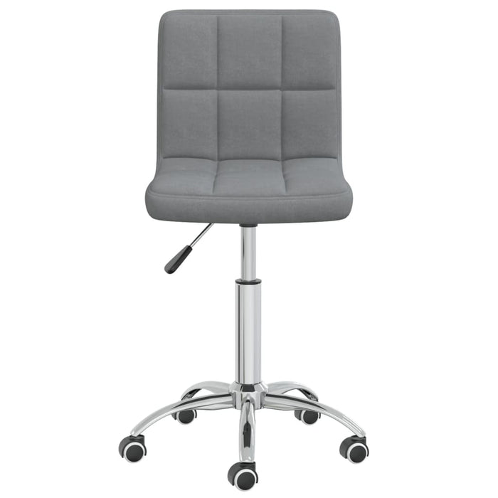 Scaun de bucătărie pivotant, gri deschis, material textil - WALTI WALTI