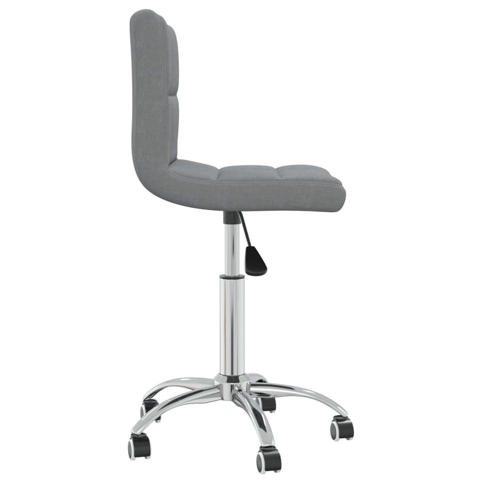 Scaun de bucătărie pivotant, gri deschis, material textil - WALTI WALTI