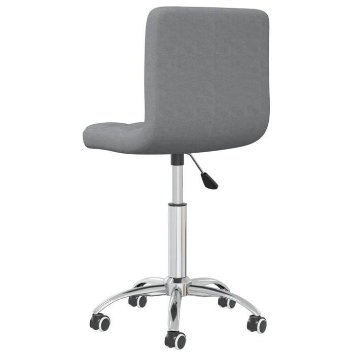 Scaun de bucătărie pivotant, gri deschis, material textil - WALTI WALTI