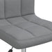 Scaun de bucătărie pivotant, gri deschis, material textil - WALTI WALTI