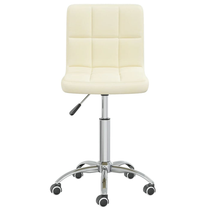 Scaun de bucătărie pivotant, crem, material textil - WALTI WALTI