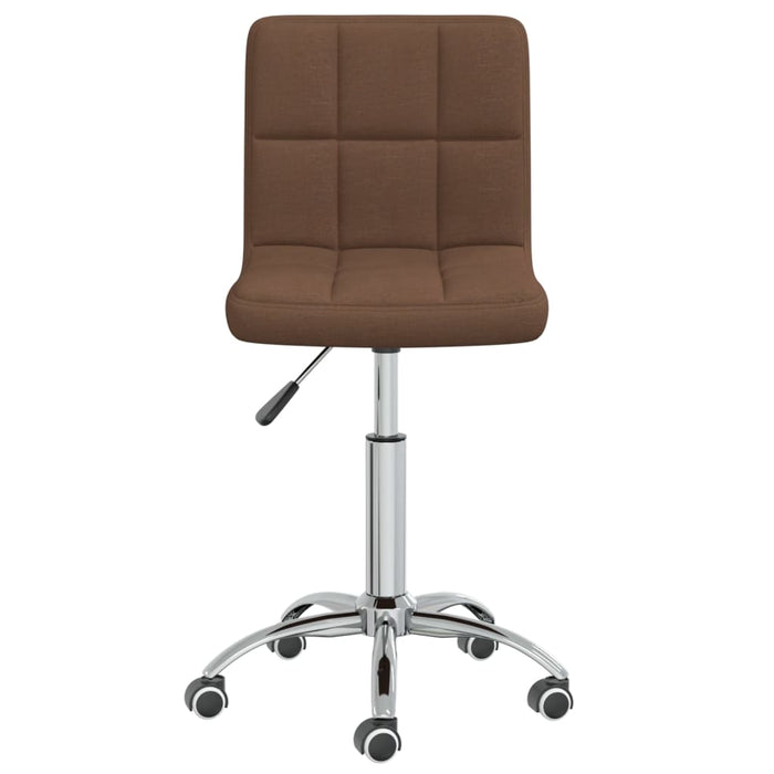 Scaun de bucătărie pivotant, maro, material textil WALTI
