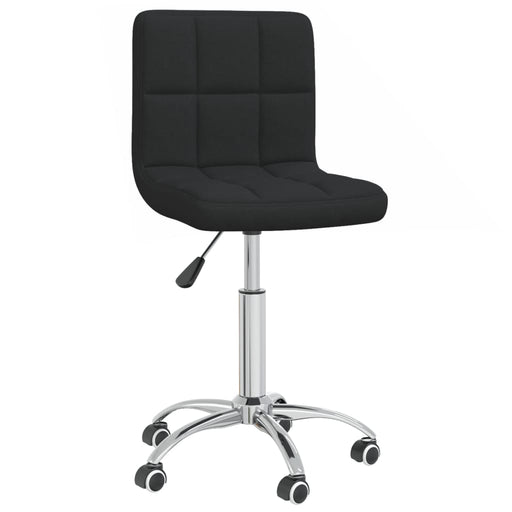 Scaun de bucătărie pivotant, negru, material textil - WALTI WALTI