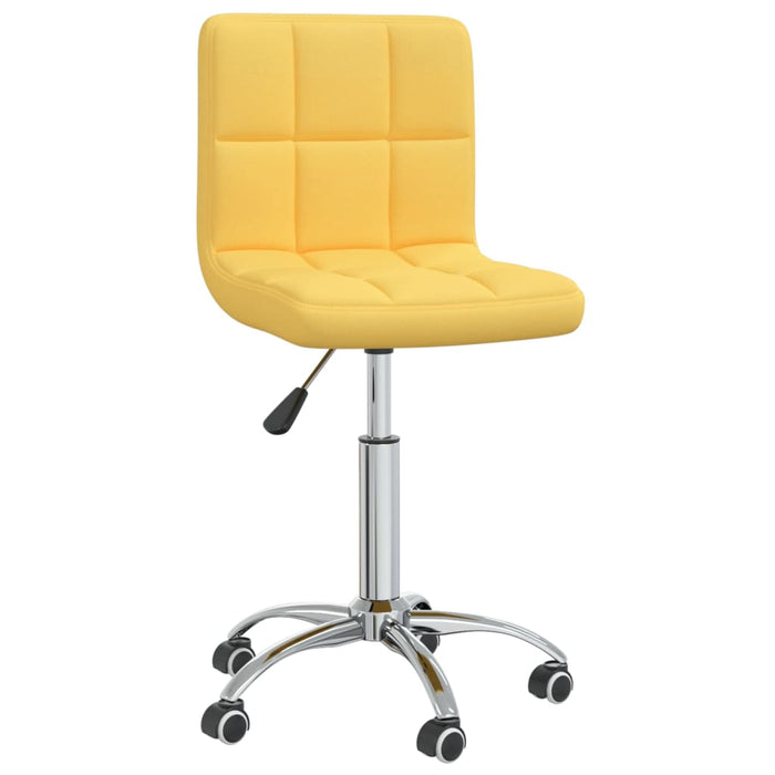 Scaun de bucătărie pivotant, galben muștar, material textil - WALTI WALTI