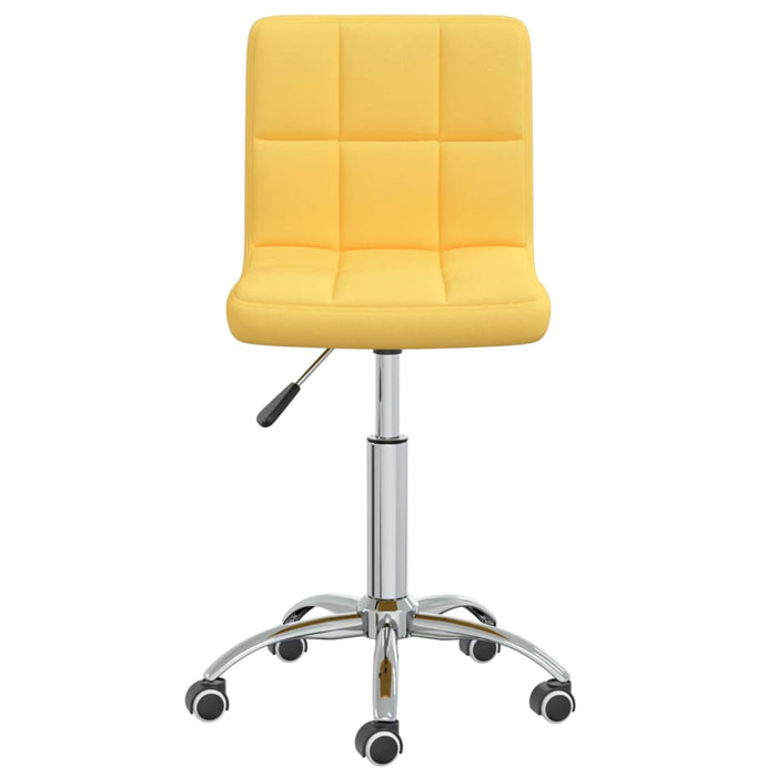 Scaun de bucătărie pivotant, galben muștar, material textil - WALTI WALTI